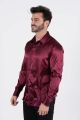 Baju Kemeja Satin Pria Elegan. 