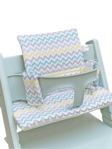 Thickened Baby Dining Chair Cushion Growth Chair Pad Infant Meal Chair Cover Accessories Modern Simple Style Cartoon Pattern