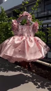 New Baby High-End Dress Is Suitable for 0-4-Year-Old Baby Old Party Dress Girl Dress Embroidered Sweet Childrens Clothing