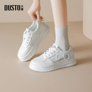 DUSTO | Giày Thể Thao Trắng Dễ Thở Đế Dày