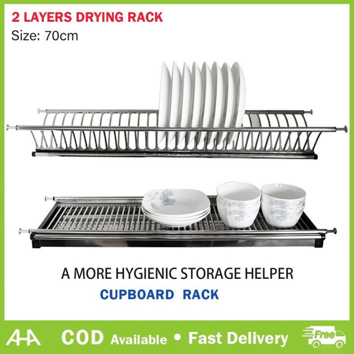 70cm Kitchen Collection Dish Rack Tier Cabinet Dish Drying Rack