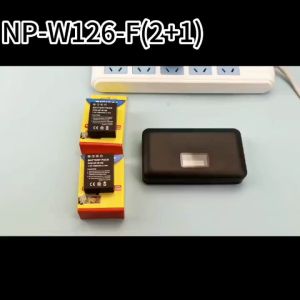 แบตเตอรี่สำหรับกล้อง PALO NPW126 NP-W126S + กล่องเก็บของพร้อมจอแสดงผล LCD