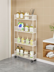 evesigar | Space-saving Slim Narrow File Organizer Multiple Layers Wheeled