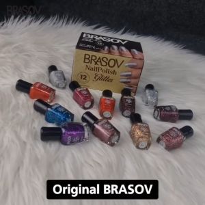 BRASOV Kutek Cat Kuku Glitter ECER - 8ML (Pewarna Kuku / Cat Kuku)