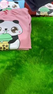 YMF - Setelan Sweater Hoodie Panda Boba| Anak-Remaja ( SET Hoodie - Panda Boba )®