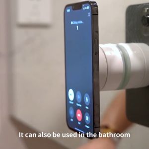 A2 ที่จับมือถือ Vacuum Phone Holder ไม่ต้องชาร์จ!!! หมุนได้ 360° หมุนได้สําหรับ การดูด แม่เหล็ก การดูดซับสูญญากาศ