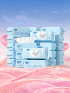 COROU | Baby Wet Dry Dual-use Cotton Towel 60 Sheets/pack