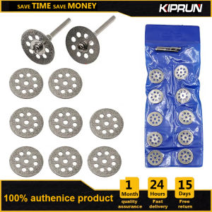 KIPRUN จานตัดเพชร10ชิ้น25มม. คาร์บอนบดเหล็กเลื่อยวงเดือนสว่านจานเจียรเพชร