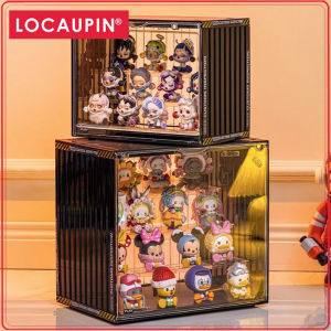 Locaupin Action Figure Garage Kit Doll Collectibles Clear Display Case Display Box Dustproof Storage Showcase Collection Toy Dolls Souvenirs Models