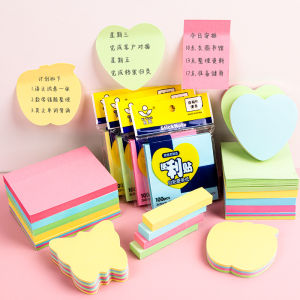 Sticky Note 100 Sheets Per Pad Office & School Sticky Note Paper Square Mixing Color