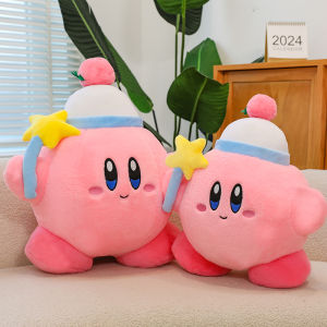 Kirby Doll Cute Plush Toy Doll Cartoon Ragdoll Sleeping Pillow on Bed Female Birthday Present