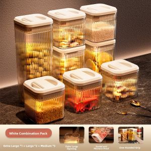 MEIZHUFU | Airtight Food-Grade Storage Container for Dry Foods