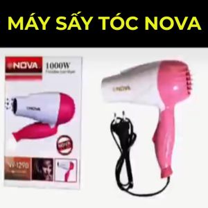 Máy sấy tóc NOVA gấp gọn 1000w mẫu mới new NOVA