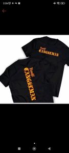 Kaos Kata lucu-Rasah Cangkeman-Dtf oren-Desain kata kata Sindiran