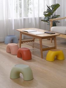 Kids Stool Childrens Stool Rainbow Stool Foot Stool Baby Chair Anti-slip Stool for Living Room Bathroom Bedroom