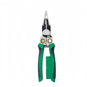 Electricians pliers multi-function wire stripper 8-in-1 stainless steel needle-nose pliers with electrical measurement f