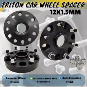 MCPA (1PC) TRITON CAR WHEEL SPACER (12X1.5) 30ADH6139.7-67.1 BLACK (12332)