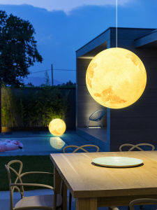 VINCAN | Waterproof Solar Outdoor Moonlight  Round Lantern