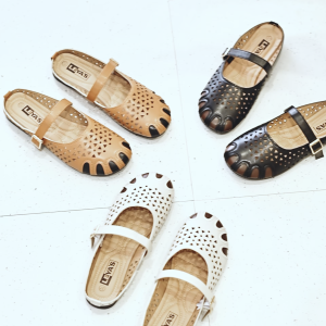 LEYA Womens Fashion Durable & Comfy Half Shoes Loafer 7783 Girl Footwear