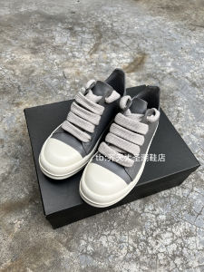 round Owens Mens Casual Shoes Low Top Thick Bottom Pure Leather Increased Height Trendy Leisure Board Shoes Comfortable Spring Autumn