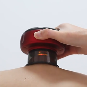 Body Scraping Massage Smart Electric Vacuum Cupping Heating Suction Cup Device Back Neck Arm Massger