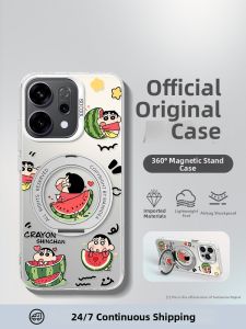 Magnetic Full-coverage Anti-fall Phone Case with Stand for OPPO Find X9/X9 Pro