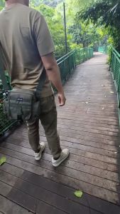 Tas Slempang Pria Side Zipper Army Bidigi 7707