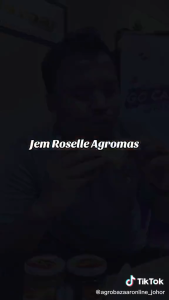 (Agromas) Premium Roselle Fruit Jam 300gram / Delicious Sweet & Tangy Roselle Fruit Jam / Made in Malaysia / Ideal for Breakfast Bread & Baking