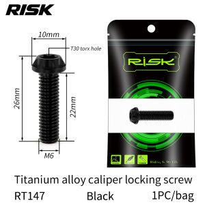 Risk | Risk Bicycle Caliper Locking Screw & Oil Circuit Bolt M6*22/24mm Titanium Alloy Bolt Screw for R4770/7070/8070/7170/8170 Caliper