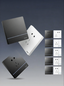 CHNT | Wall Socket Panel 1 Switch 5 Outlets with USB 16Amp