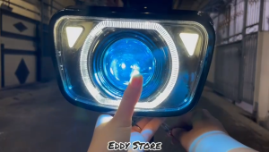 IBRIGHT ZE KING -Reflektor Lampu Depan RX KING