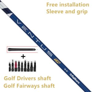 New Golf shaft Fujikura Ventus Golf drive shaft Blue/Black SR/R/S Flex Graphite Shaft wood shaft Free assembly sleeve and grip
