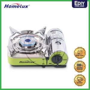 HOMELUX HP-1001G Portable Butane Gas Cooker Stove Dapur Steamboat Camping Hiking Picnic pensonic milux Ediyonline Ediy