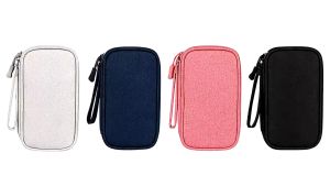 [ Double Layer ] Travel Digital Cable Bag USB Charger Accessories Gadget Bag Earphone Electronics Wire PowerBank Organizer Bag Case Pouch 数码收纳袋