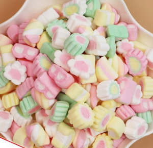 Colorful marshmallow candy baked cake satisfies cravings 250g 500g 1000g   棉花糖