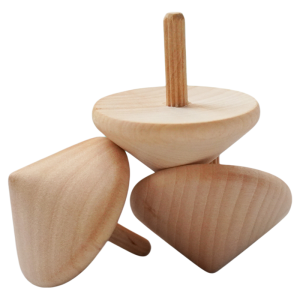 BSKT | Hand-Spin Wooden Mini Top