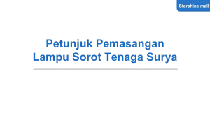 【Beli 1 Gratis 1】Lampu Tenaga Surya 5000Watt IP67 Lampu Solar Cell Lampu Outdoor Otomatis Sensor LED