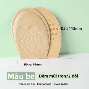 JVBV | Đệm Giày Bán Kích Cỡ Dày Chống Bọt Đậu và Tỏa Nóng