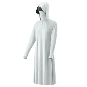 BENEUNDER | เสื้อคลุมกันแดดผ้าไหมน้ำแข็งยาวสำหรับผู้หญิงในช่วงฤดูร้อน ระบายอากาศได้ดี ป้องกันรังสียูวี ปกป้องผิวจากแสงแดด