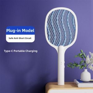 MONLEYTA | Rechargeable Strong Electric Mosquito Swatter Two-In-One Design Mosquito Killer Lamp Portable USB Charging Fly Swatter