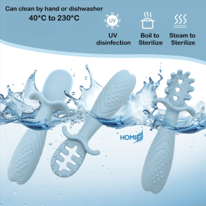 HOMIE 3-in-1 Baby Silicone Food Scraping Spoon – Ideal for Fruit Puree & Babies Meals (3pcs per set)