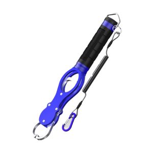 Stainless Steel Fishing Clamp Set with Scale Long Handle Multi-Functional Fish Control Tool Hook Binding Outdoor Fishing Gear