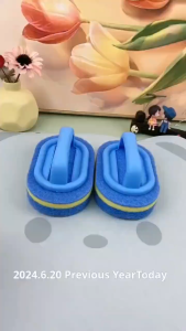 Household Cleaning Brush With Handle Dish Soap Bathroom Kitchen Tub Thicken Scrubbing Sponge Wipe Durable Tools Accessories Home