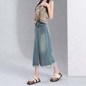 Jeanswest | Retro Fringe Denim Skirt