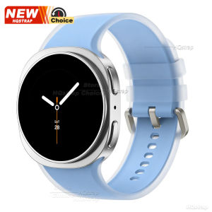 New Translucent Silicone Band for Samsung Galaxy Watch 8 9 40mm 44mm Sport WatchStrap for Samsung Galaxy 8 Classic 46mm Bracelet