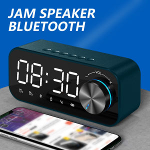 High Volume Bluetooth Speaker Small Size Portable Design Mini Alarm Clock Clock Function HiFi Sound 2 in1 Bluetooth Speakers