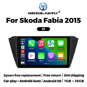 MEKEDE IPS Screen Car Radio Multimedia Player For Skoda Fabia 3 III 2015-2019 Carplay GPS Navigation Autoradio Stereo Head Unit