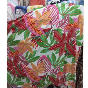 kain pure linen 100% corak antik classic import premium harga per setengah mtr