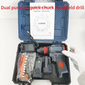 JINSE สว่านไร้สาย สว่าน 16.8V ไขควงไฟฟ้า สว่านไขควง ไร้สาย 2in1 สว่านไร้สาย 2 ระบบ มอเตอร์บัสเลส Brushless Motor งานเจาะ งานสกรู เจาะหลังคา สว่านไฟฟ้าไร้สาย Cordless Drill