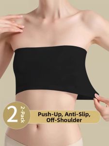 DVDK | Non-slip Anti-peek Bra No Padding One-piece 2 PCS
